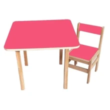 Столик со стульчиком Sofia (pink): Тип набор
