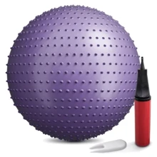 М'яч для фітнесу Hop-Sport 65 см HS-R065GB purple + насос: Діаметр, см 65