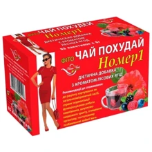 Чай Наш Чай Фіточай Похудай №1 з ароматом Лісова ягода 3х25 шт (4820183250117): undefined undefined