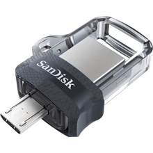 USB-флешка SanDisk 16GB Ultra Dual Drive M3.0 USB 3.0/microUSB OTG Black (SDDD3-016G-G46): Стандарт USB USB 3.0 / Micro USB
