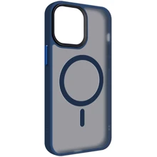 Чохол для iPhone ArmorStandart Uniq Case Magsafe Dark Blue для iPhone 13 Pro Max (ARM75306): Колір синий
