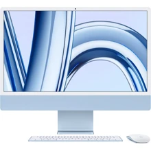 Компьютер Apple iMac M3 24" 256GB 10GPU Blue (MQRQ3UA/A) 2023: Экран 24" Retina 4.5K (4480x2520), с технологией True Tone