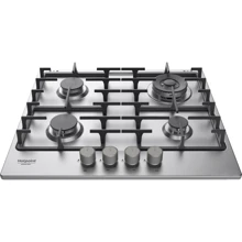Варильна поверхня газова Hotpoint-Ariston THC 641 W/IX/HA EE: Розміри для вбудовування (ШxГ) 56x48 см
