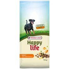 Сухий корм Happy Life Adult with Beef flavouring для собак всіх порід преміум 15 кг (311042): Тип Сухий корм