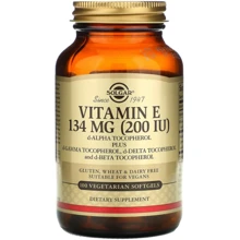 Solgar Vitamin E Витамин Е натуральный 200 МЕ 100 вегетарианских капсул: Тип Витамин E