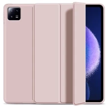 Аксесуар для планшетних ПК BeCover Tri Fold Soft TPU Silicone Pink для Xiaomi Mi Pad 6/6 Pro (709674): Колір розовый