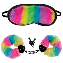 Pipdream Pride Play Set Маска - хутряні наручники і маска на очі: Виробник Pipedream
