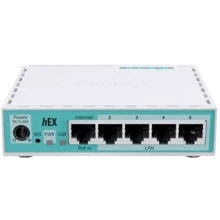 Провідний маршрутизатoр MikroTik hEX 2024 (E50UG): Інтерфейс підключення (LAN-порт) 4x10/100/1000 Мбит/с