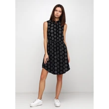 Платье H&M 4061224 46 черное повседневное до середины бедра: Состав Полиэстер, Эластан