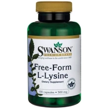 Swanson Free-Form L-Lysine 500 mg Л-Лизин 100 капсул: Тип Лизин