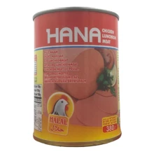 Консервы HANA куриная колбаса классическая, 380 г: Вес нетто 380 г