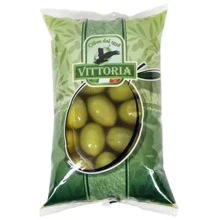 Оливки гігантські з кісточками Vittoria Olive Verdi Dolci Giganti, 500г: Вага нетто 500 г