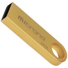 USB-флешка Mibrand 64GB Puma Gold USB 2.0 (MI2.0/PU64U1G): Стандарт USB USB 2.0