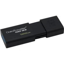 USB-флешка Kingston 128GB DataTraveler 100 G3 USB 3.0 Black (DT100G3/128GB): Стандарт USB USB 3.0