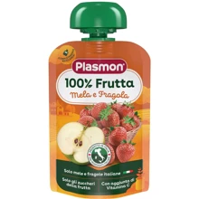 Пюре Plasmon Apple and Strawberry из яблок, клубника с витамином C 100 г (1136126): Вид Фруктово-ягодное