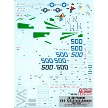 Декаль Authentic Decals Modern US NAVY EA-6B Prowler VAQ-135 Black Ravens Last Ride AD4850: Виробник Authentic Decals