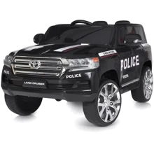 Дитячий електромобіль Bambi Racer Toyota Land Cruiser 200 Police, чорний (JJ2022EBLR-2-1): Вид джип