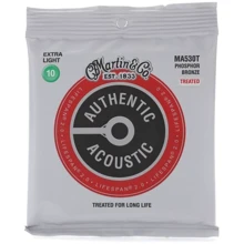 Струна для гитар Струны MARTIN MA530T Authentic Acoustic Lifespan 2.0 92/8 Phosphor Bronze Extra Light (10-47): Тип Комплект струн