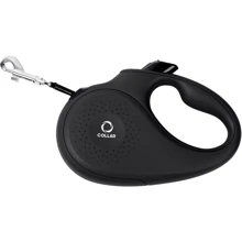 Поводок-рулетка COLLAR для собак до 25 кг, 5 м черная (81251): Тип шнура Лента