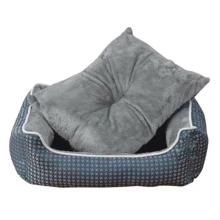 Лежак АnimAll Nena Star XL GREY для собак и кошек АТ8526 84х66х19 см (175,375): Тип Лежак