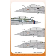 Декаль Authentic Decals для літака Dassault Rafale B/C/M with mission marking AD4864: Виробник Authentic Decals