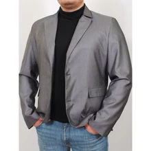 Пиджак PFProject SUIT 48 серый: Вид Мужские пиджаки