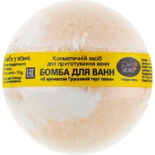 Dolce Vero Бомба для ванн Грушевый тарт татен 75 g: Назначение Расслабление