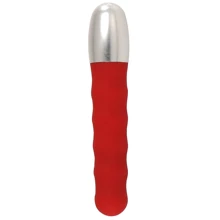 Мини-вибратор Discretion Ribbed Vibrator 11х2 см., красный: Для кого Для женщин