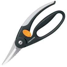 Кухонные ножницы Fiskars Form Softouch для рыбы 22 см (1003032): Лезвие нержавеющая сталь