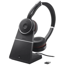 Навушники Jabra Evolve 75 SE MS stereo + with charging base (7599-842-199): Тип конструкції накладные