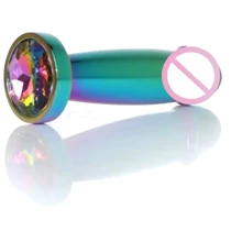 Металлический анальный плаг BOSS Jewellery Multicolour Penis PLUG, M (BS6400142): Для кого Унисекс