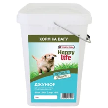 Сухий корм для цуценят Happy Life Junior with Chicken всіх порід із куркою 4 кг відро (54981): Тип Сухой корм