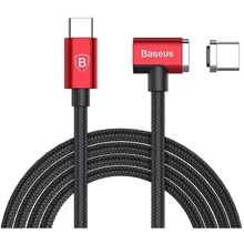 Кабель Baseus Cable USB-C to USB-C Magnet 1.5 m Black/Red (CATBL-91): Тип USB-C - USB-C