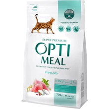 Сухой корм Optimeal Sterilised cats для стерилизованных кошек с индейкой и овсом 0.7 кг (4820215369633): Тип Сухой корм