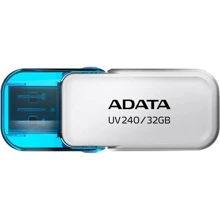 USB-флешка ADATA 32GB UV240 USB 2.0 White (AUV240-32G-RWH): Стандарт USB USB 2.0