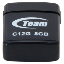 USB-флешка Team 8GB C12G USB 2.0 Black (TC12G8GB01): Стандарт USB USB 2.0