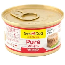 Вологий корм GimDog LD Pure Delight для собак з тунцем і яловичиною 85 g (4002064513058): Тип вологий корм