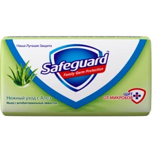 Safeguard Мыло туалетное Алоэ 90 г: Назначение Антибактериальное