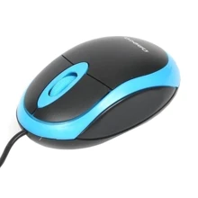 Мышь OMEGA OM-06V optical blue (OM06VBL): Интерфейс подключения проводная USB