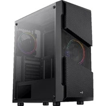 Корпус Aerocool Menace Saturn RGB-G-BK-v1 Black Mid Tower RGB: Форм-фактор материнской платы ATX / Micro-ATX / Mini-ITX