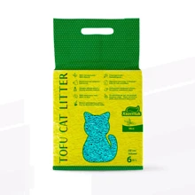 Наповнювач для котячого туалету Хвостик ТОФФУ М'ята 2.6 кг 6 л (167?649): Вид Соевый