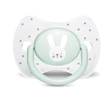 Пустышка физиологическая Suavinex Hygge Уютные истории Бирюзовый зайчик 18+ мес (306616): Возраст старше 18 месяцев