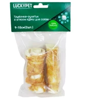 Трубочка Lucky Pet Рулетик №4 мясо курицы 9-10см 2шт (551290): Производитель Lucky Pet