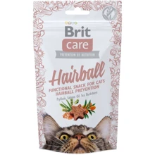 Ласощі Brit Care Hairball для кішок з качкою 50г (8595602521395): Вид снеки