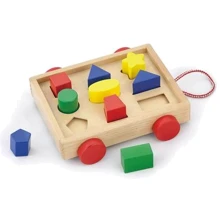 Дерев'яний сортер Viga Toys Візок з фігурами (58583): Тип каталка