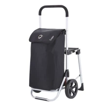 Сумка-тележка ShoppingCruiser Shop & Relax 40 Black: Цвет черный