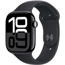 Apple Watch Series 10 42mm GPS Jet Black Aluminum Case with Black Sport Band - S/M (MWWE3QH/A) UA: Розмір 42mm