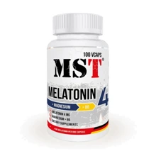 MST Melatonin 4 + Magnesium + B6 Мелатонин + Магний 100 вегакапсул: Форма выпуска Капсулы