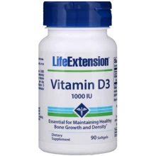 Life Extension Vitamin D3, 1000 IU, 90 Softgels (LEX-17539): Тип Витамин D