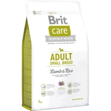 Сухой корм для взрослых собак мелких пород Brit Care Adult Small Breed Lamb & Rice 3 кг (8595602509898): Тип Сухой корм